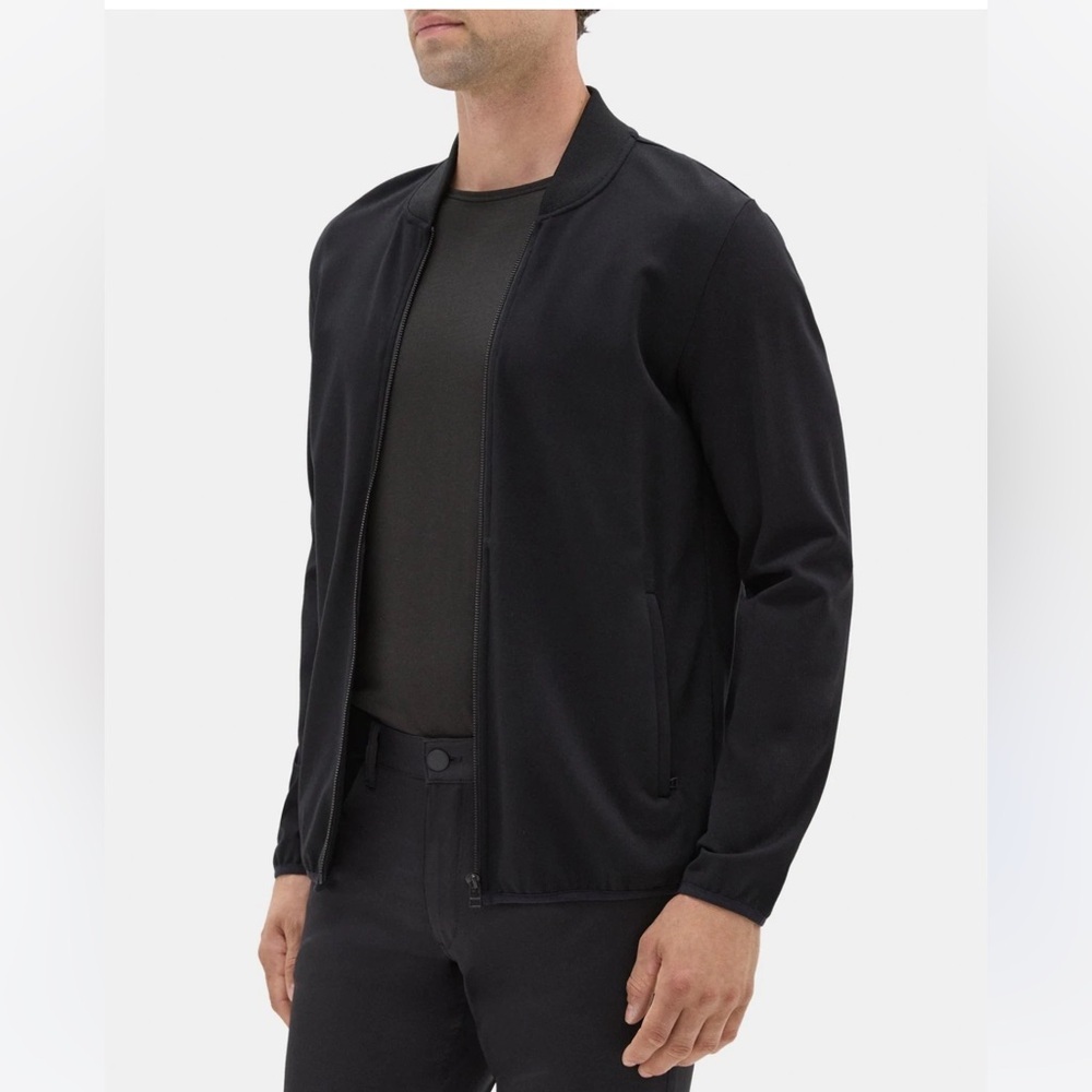 04. Theory Black Knit Soft Jacket